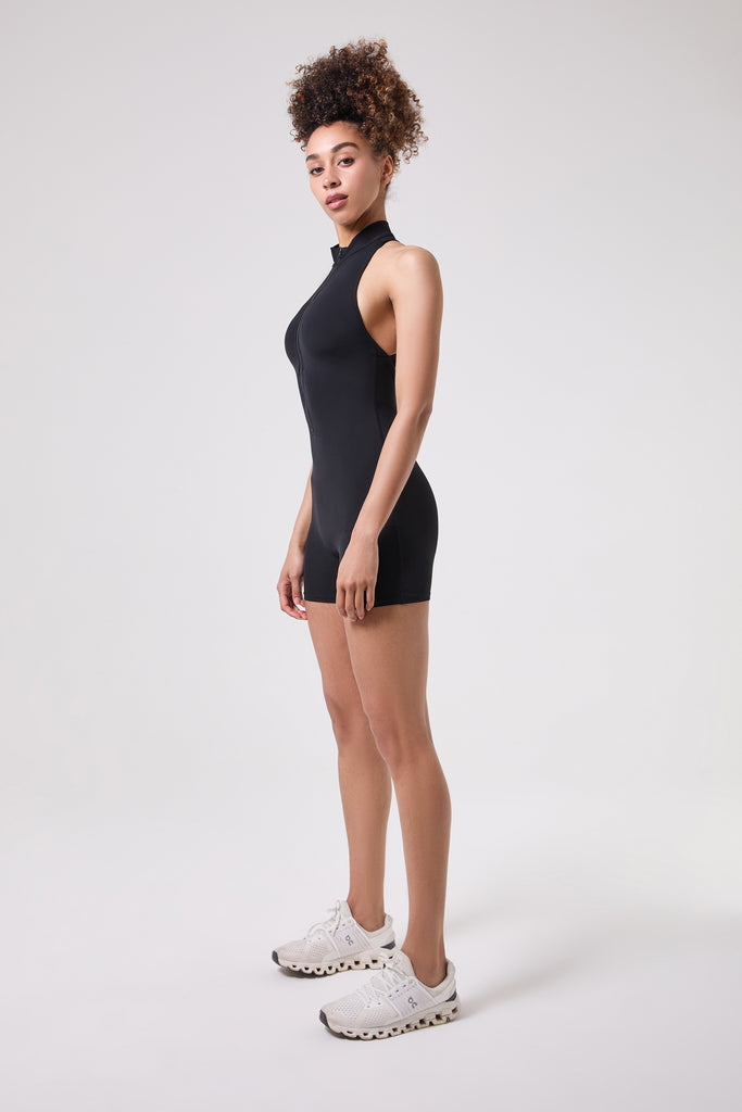 AURA SHORT JUMPSUIT IN BLACK